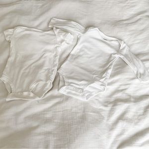 Set of 9 White Bodysuits | Carter’s | 3-6 Months